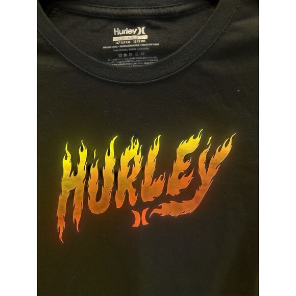 HURLEY UNISEX MATCH STIX FIRE GRAPHIC LONG-SLEEVE TEE SZ L - Picture 3 of 4